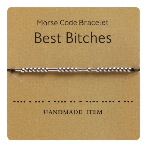 🎁🎁2/$18 Free with a min $50. 2/$20 Morse code bracelet - Picture 9 of 13